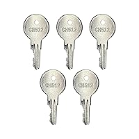 Vista 2 de Reemplazo de llaves de encendido para candados de grúa americana Bauer Yale Diamond Plate - CH512 (2)