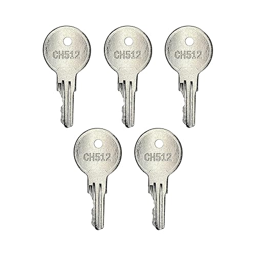 Reemplazo de llaves de encendido para candados de grúa americana Bauer Yale Diamond Plate - CH512 (5)