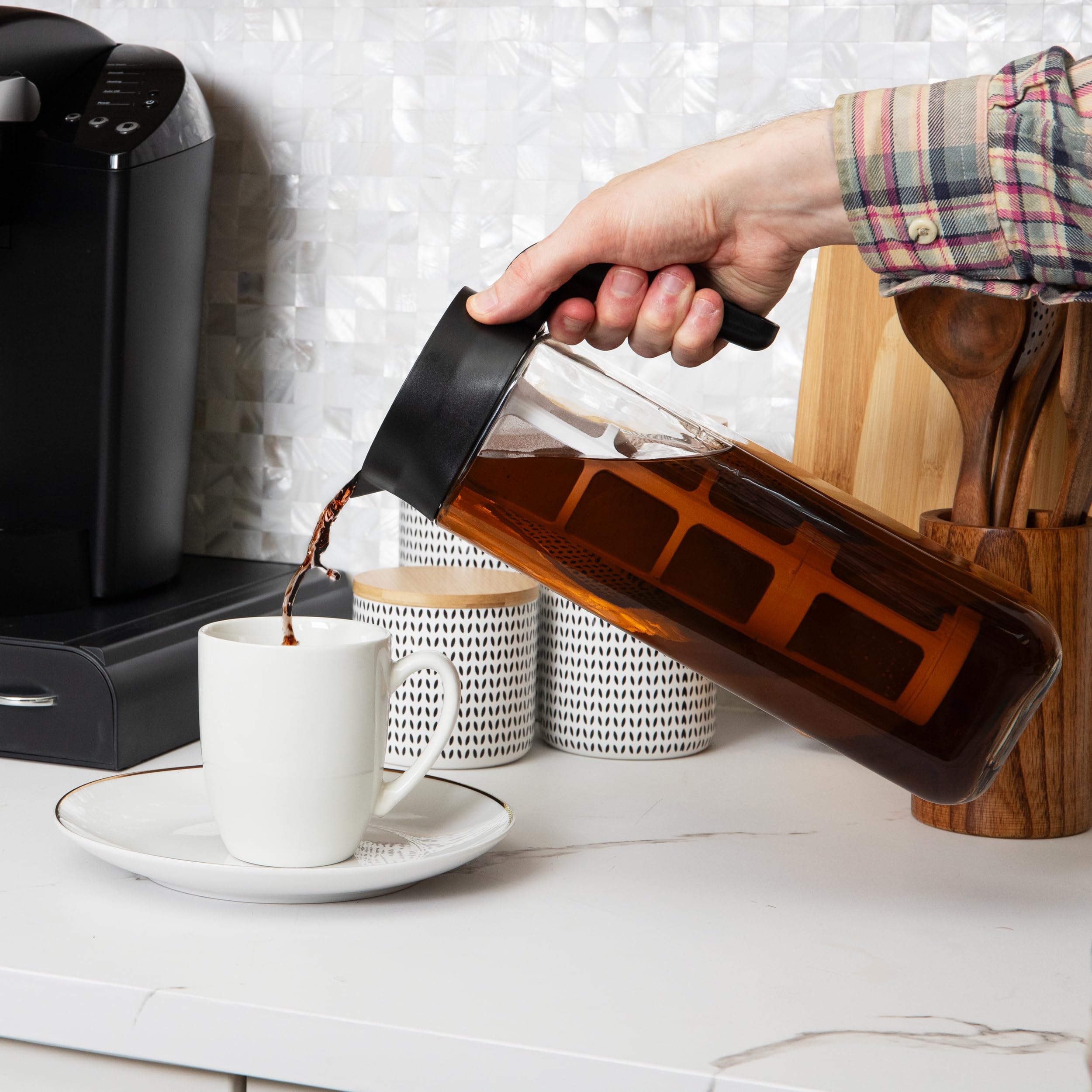 Amazon.com: Maison Sucasa Cold Brew Coffee Maker, Heat-Resistant