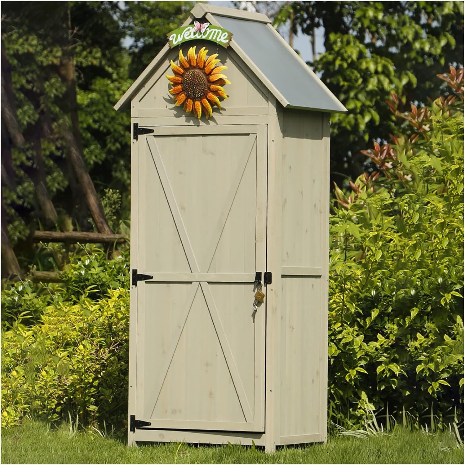 Outdoor Storage Shed Indoor Outdoor Tool Functional