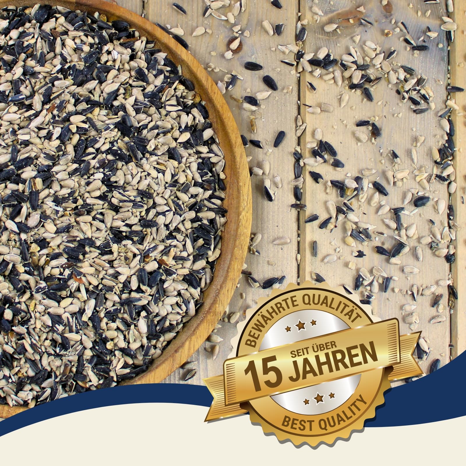 Lyra Pet® 25 kg Sonnenblumenkerne Mix - geschält & ungeschält - Vogelfutter