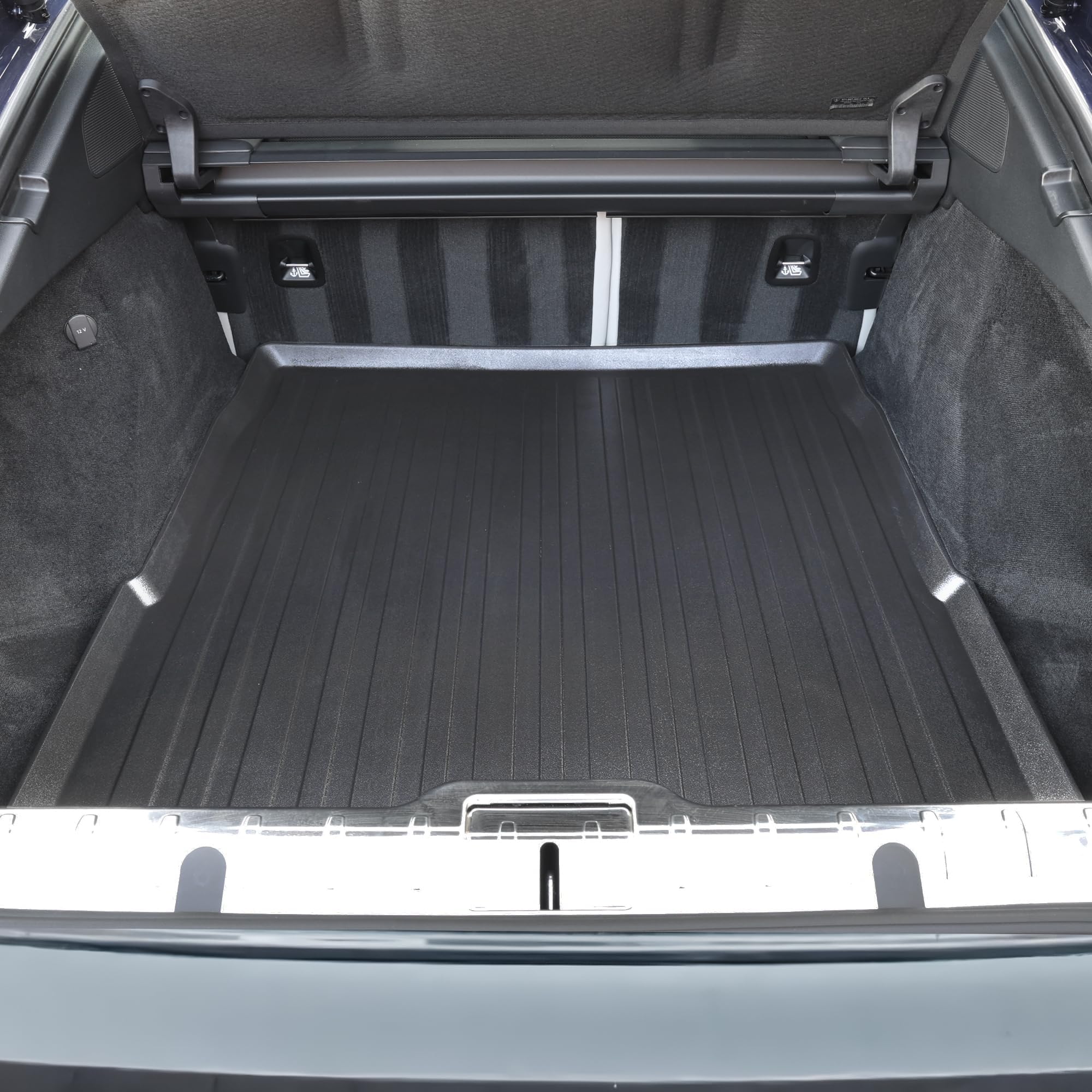 Premium Cargo Liner for Porsche Panamera 2017-2022 - 100% Protection - Custom Fit Car Trunk Mat - All-Season Black Cargo Mat - 3D Shaped Laser Measured Trunk Liners for Porsche Panamera