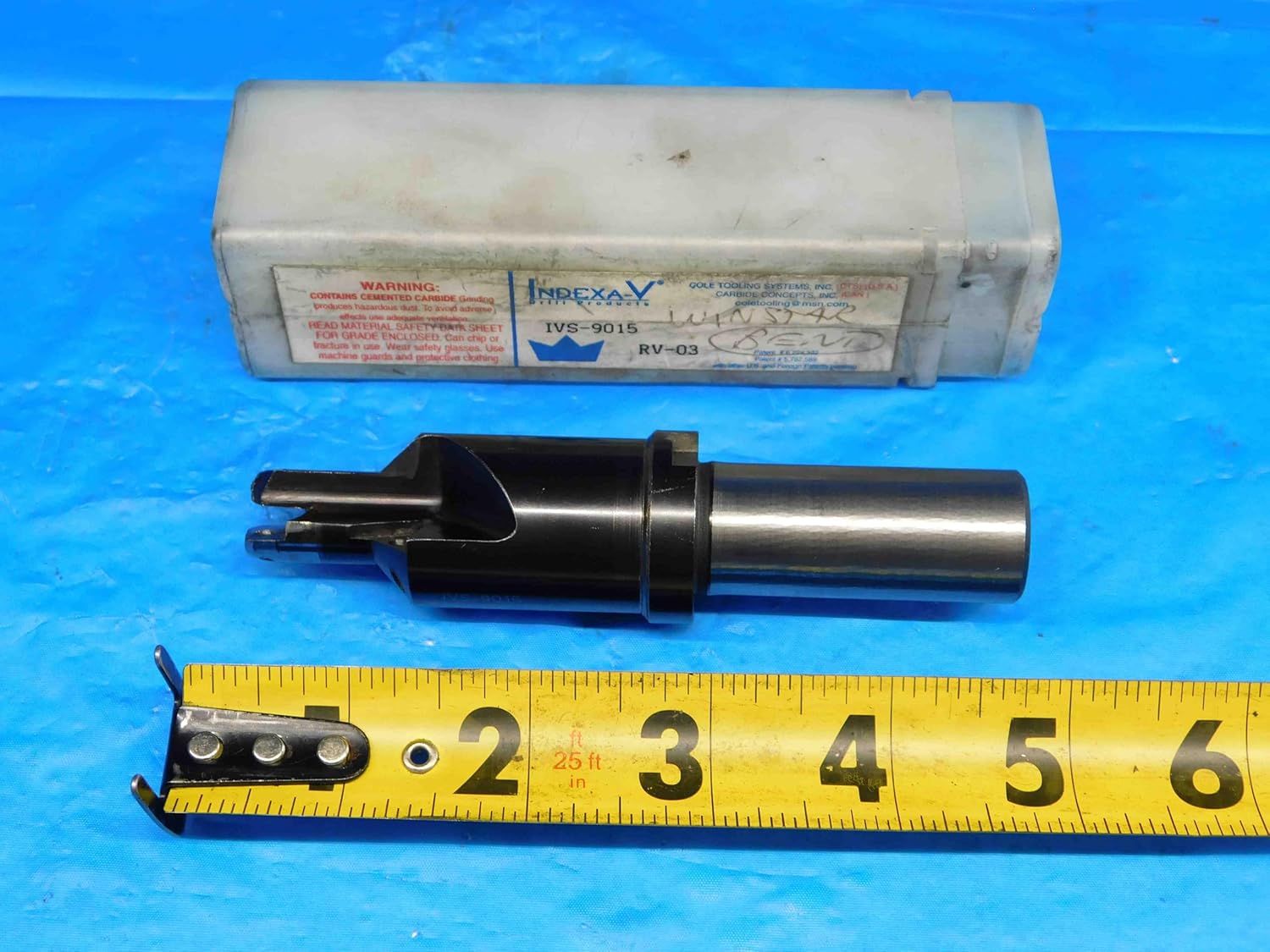M & J Tooling LLC INDEXA-V INDEXABLE Insert Drill/Countersink Combo 19.75MM Shank Dia. IVS-9015 - BR2339CB2