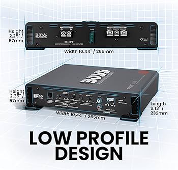 【新品】BOSS R1100M モノブロックパワーアンプ Amazon.com: BOSS Audio Systems R1100M Monoblock Car Amplifier