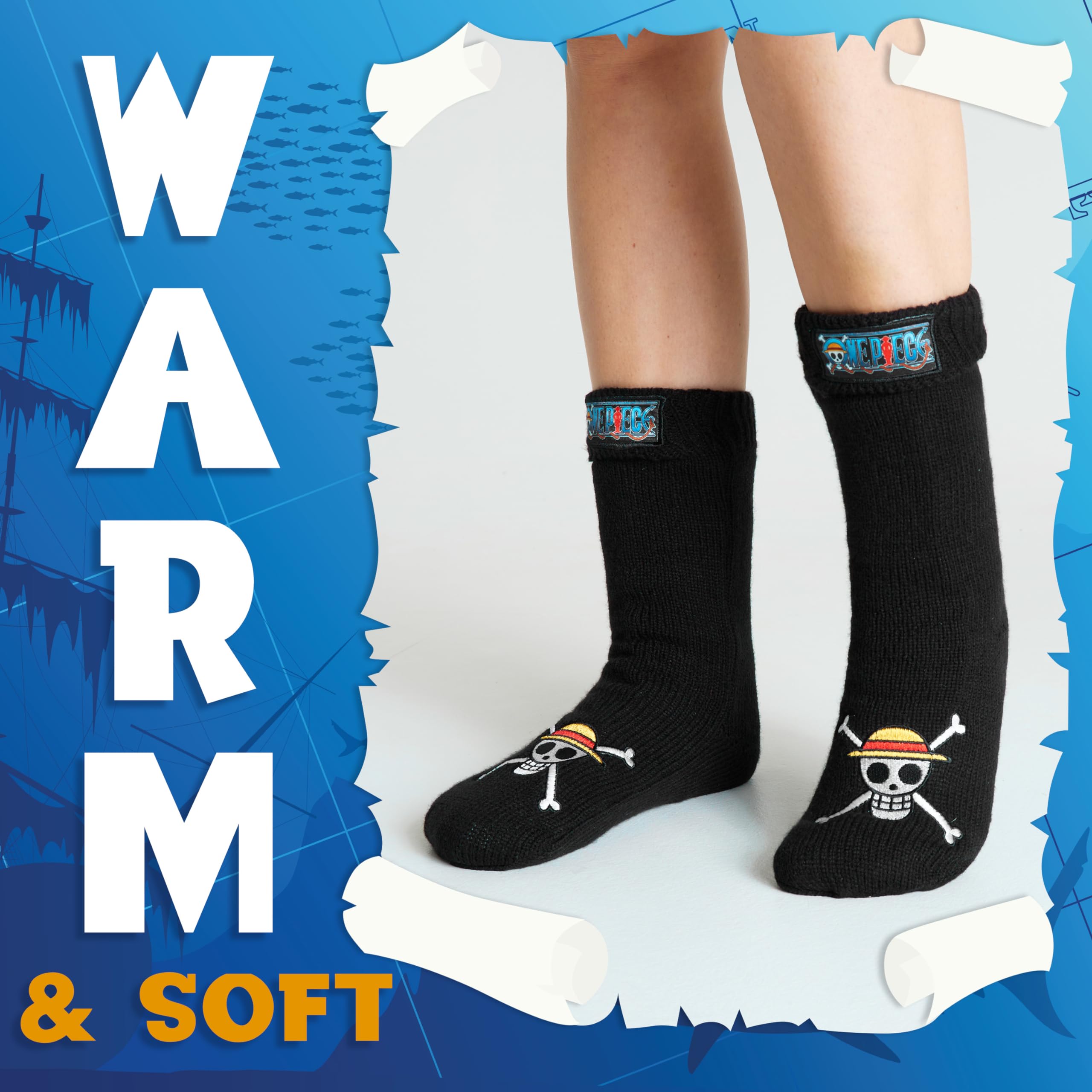 Calcetines Antideslizantes One Piece Térmicos Invierno Talla Única