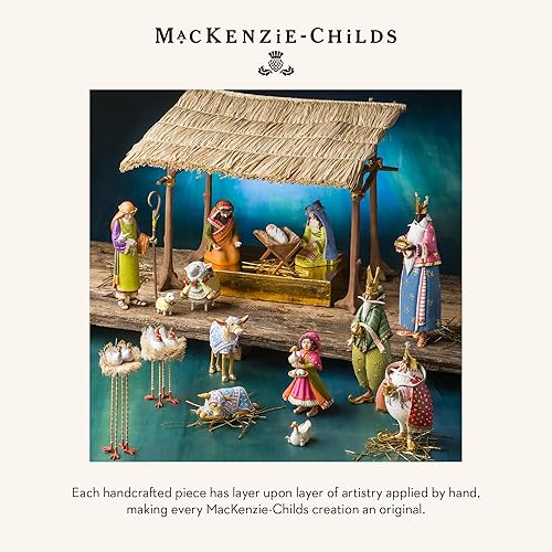 Vista 18 de MACKENZIE-CHILDS Patience Brewster - Figura de Belén de Navidad, decoración del hogar, Frank the Camel