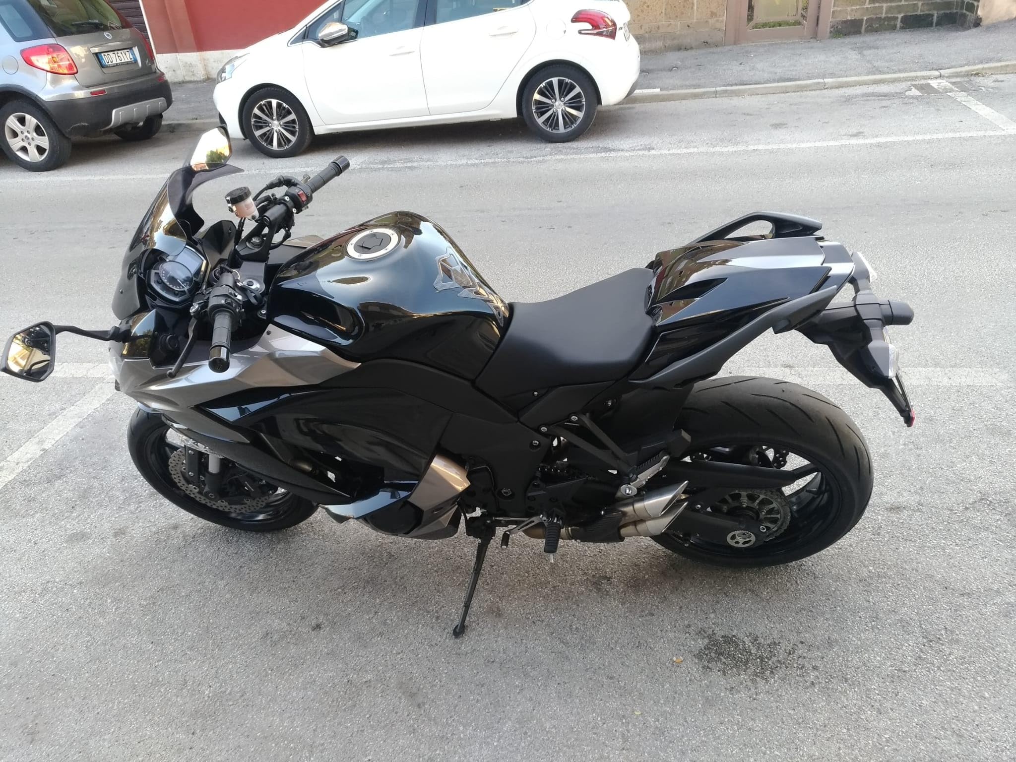 avdb-moto Unghia Monoposto/Cover Sella compatibile con KAWASAKI NINJA 1100SX/SE 2025-X (Nero)