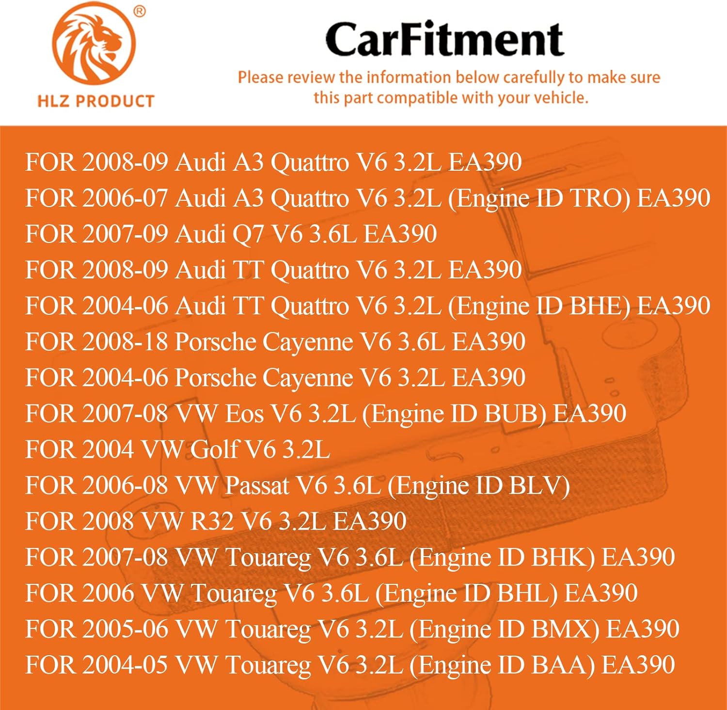 HIGH ENERGY IGNITION COIL 022905715 95560210100 UF635 UF661 UF616 SET OF 6 COMPATIBLE WITH Audi A3 Q7 TT Porsche Cayenne VW EOS GOLF PASSAT R32 Touareg 3.2 3.6 VR6 V6 EA390