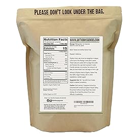 Anthony\'s Organic Psyllium Husk Powder, 1.5 lb, Gluten Free, Non GMO, Finely Ground, Keto Friendly