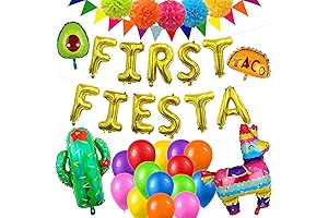 First Fiesta Birthday Decorations First Fiesta Balloons Mexican Party Supplies Decorations Packages...