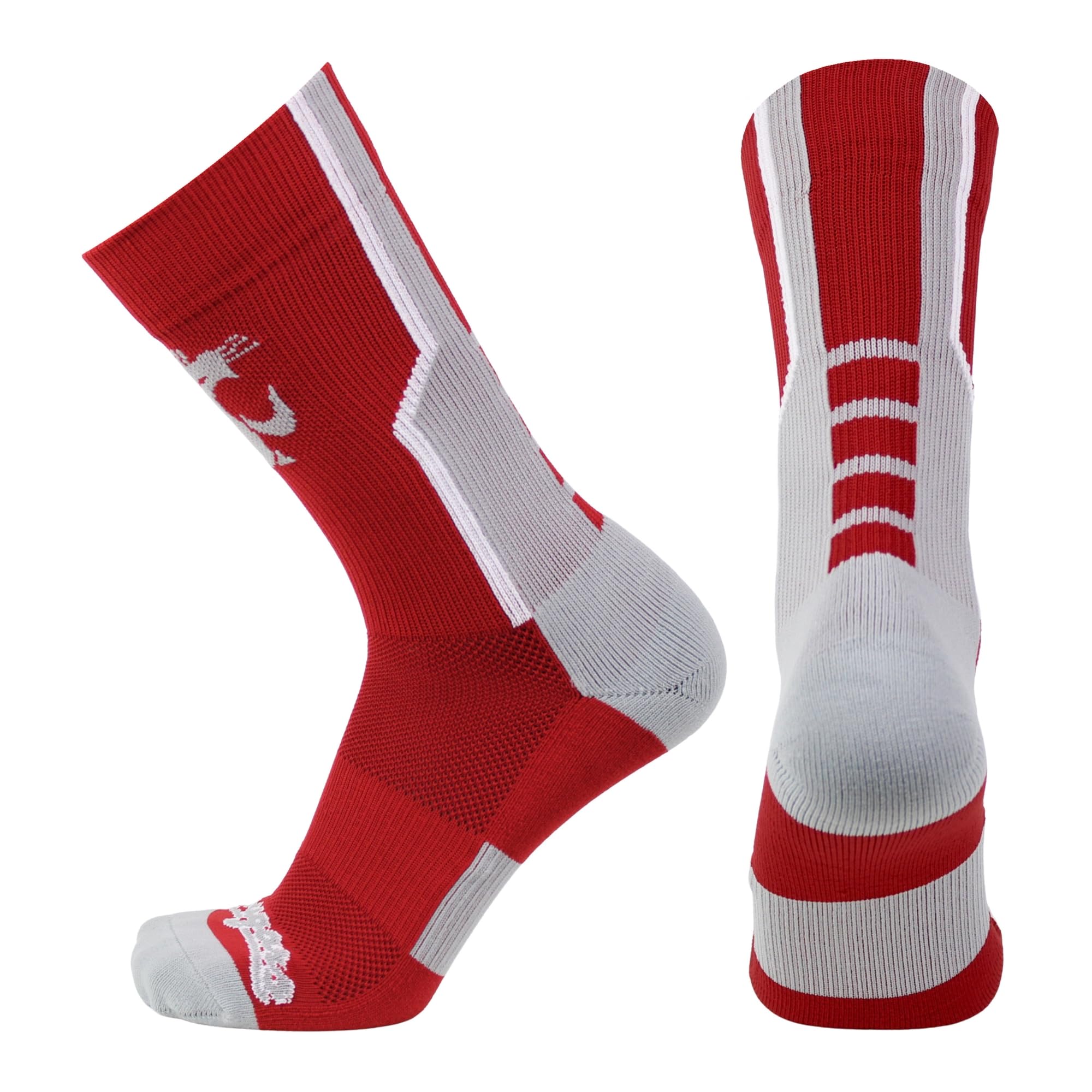 Donegal Bay NCAA Washington State Cougars Sport Socks, Red, One Size