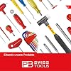 PB SWISS TOOLS 8249.DNCBB 6 Piece Swiss Grip Through Slotted Phillips Screwdriver Set in Paper Box