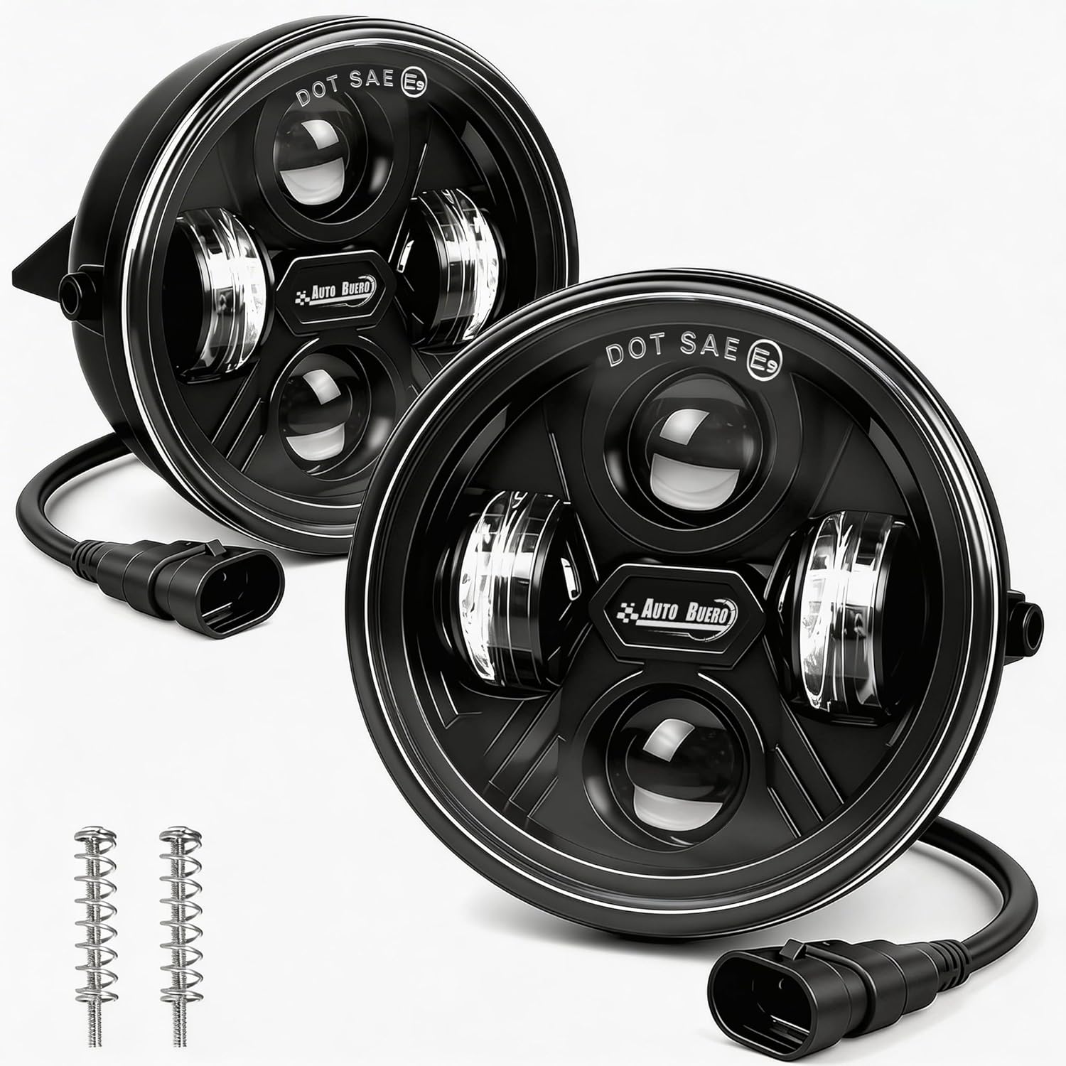 2PCS LED Fog Lights for 2006 2007 2008 2009 2010 2011 2012 2013 2014 Ford F150 Accessories, OEM Replacement Driving, 40W 4 inch Fog Light Assembly Kit, DOT Approved, Faros Antiniebla