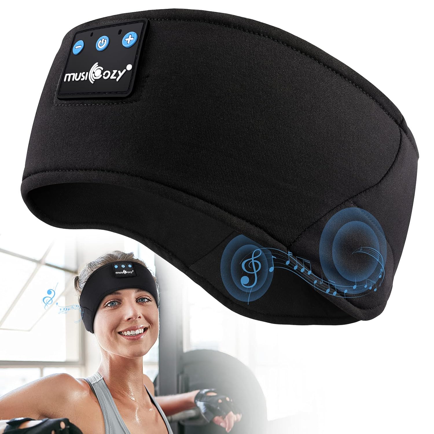 Sleep Headphones Bluetooth Headband Wireless Music Headband Headphones, Sports Sleeping Headband