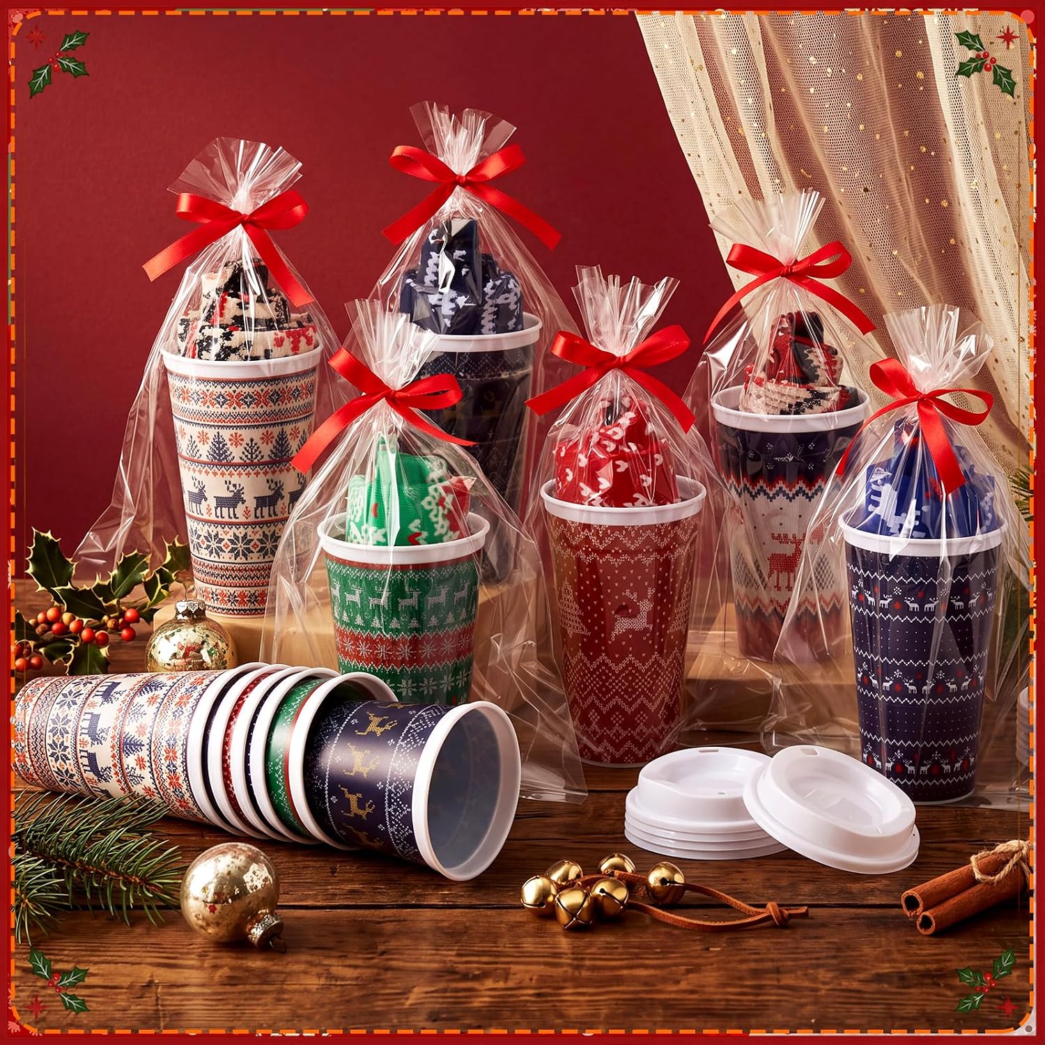 Pickmesh 12 Set Funny Christmas Bulk Gift for Coworker Bulk