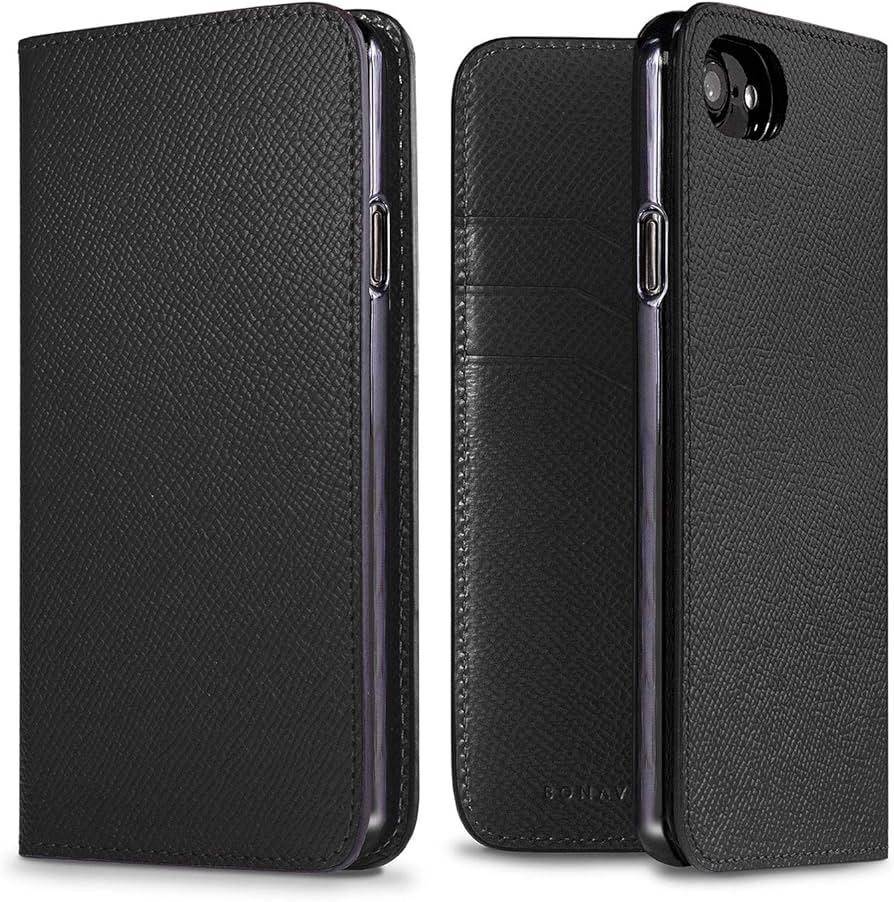 BONAVENTURA ボナベンチュラ ノブレッサ ダイアリーケース [iPhone SE/8/7/6/6s, ブラック] BODN8-BK  iPhone SE/8/7/6/6sケース