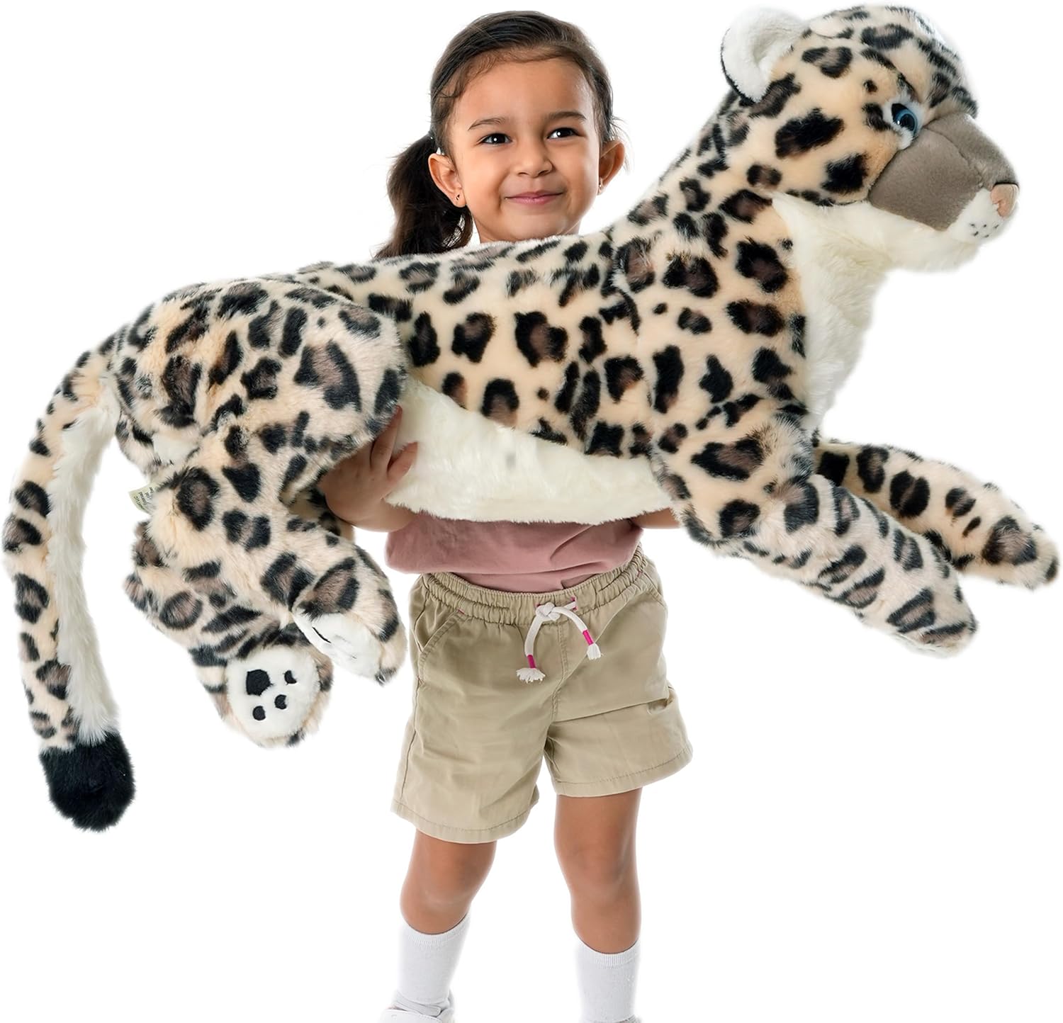TigerHart Sienna The Snow Leopard - 30 Inch Jumbo Stuffed Animal Plush