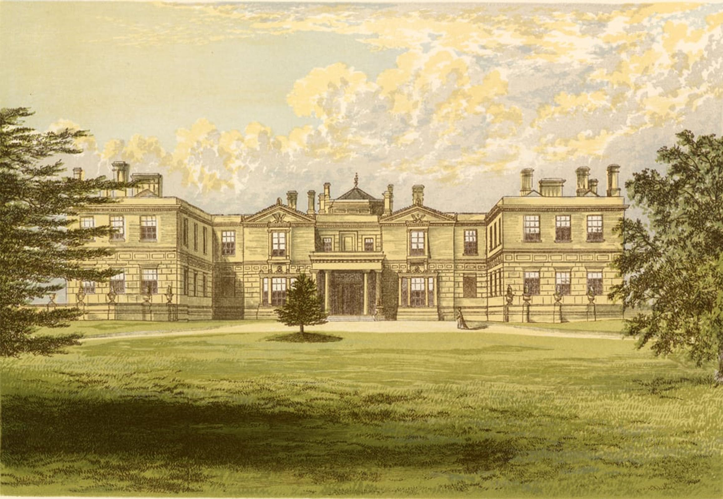 POSTERIIk Famous Animal Posters Vintage Picture Swithland Hall by Alexander Lydon Modern Wall Decor for Home Decor 60x90cm