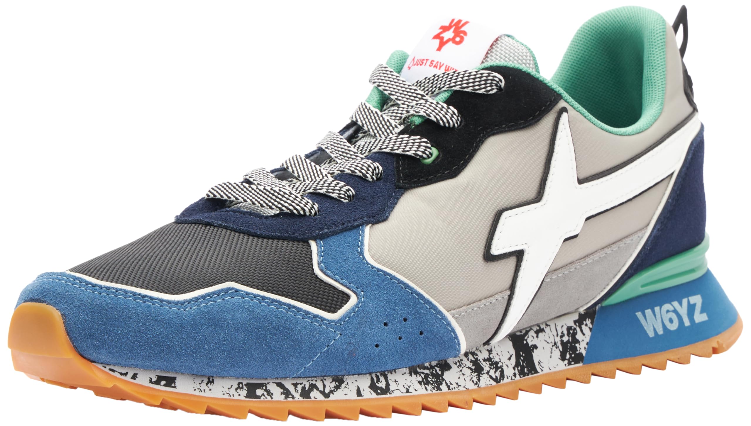 Zapatillas Deportivas W6yz De Piel Y Tejido - Cómodas, Con Cierre Deslizante, Para Hombre