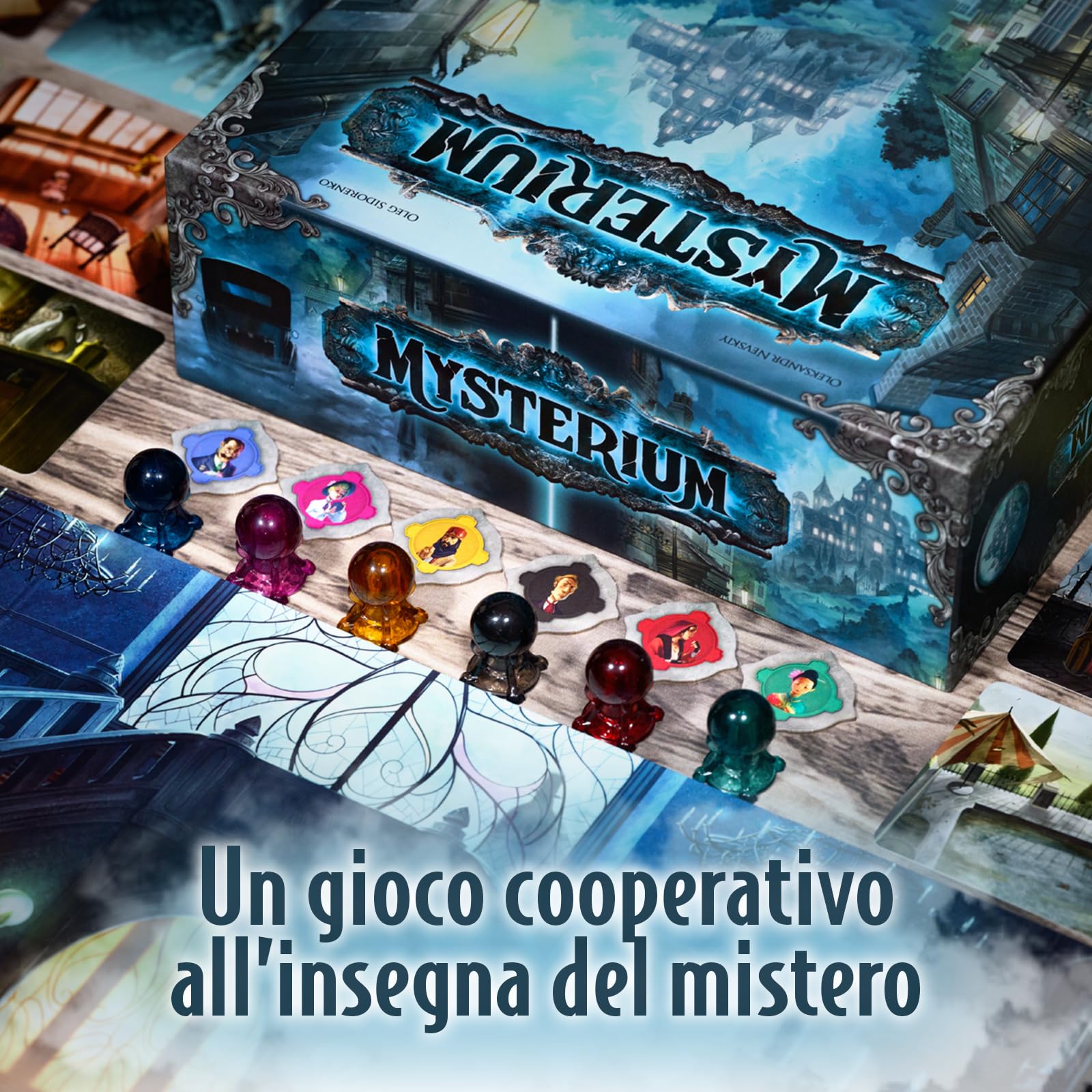 Asmodee, Mysterium, Gioco da Tavolo dai Creatori di Dixit, 2-7 Giocatori, 10+ Anni, Edizione in Italiano