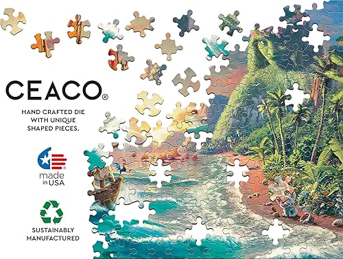 Miniatura 5 de Ceaco - Thomas Kinkade Disney Dreams - Moana - Rompecabezas de 1000 piezas