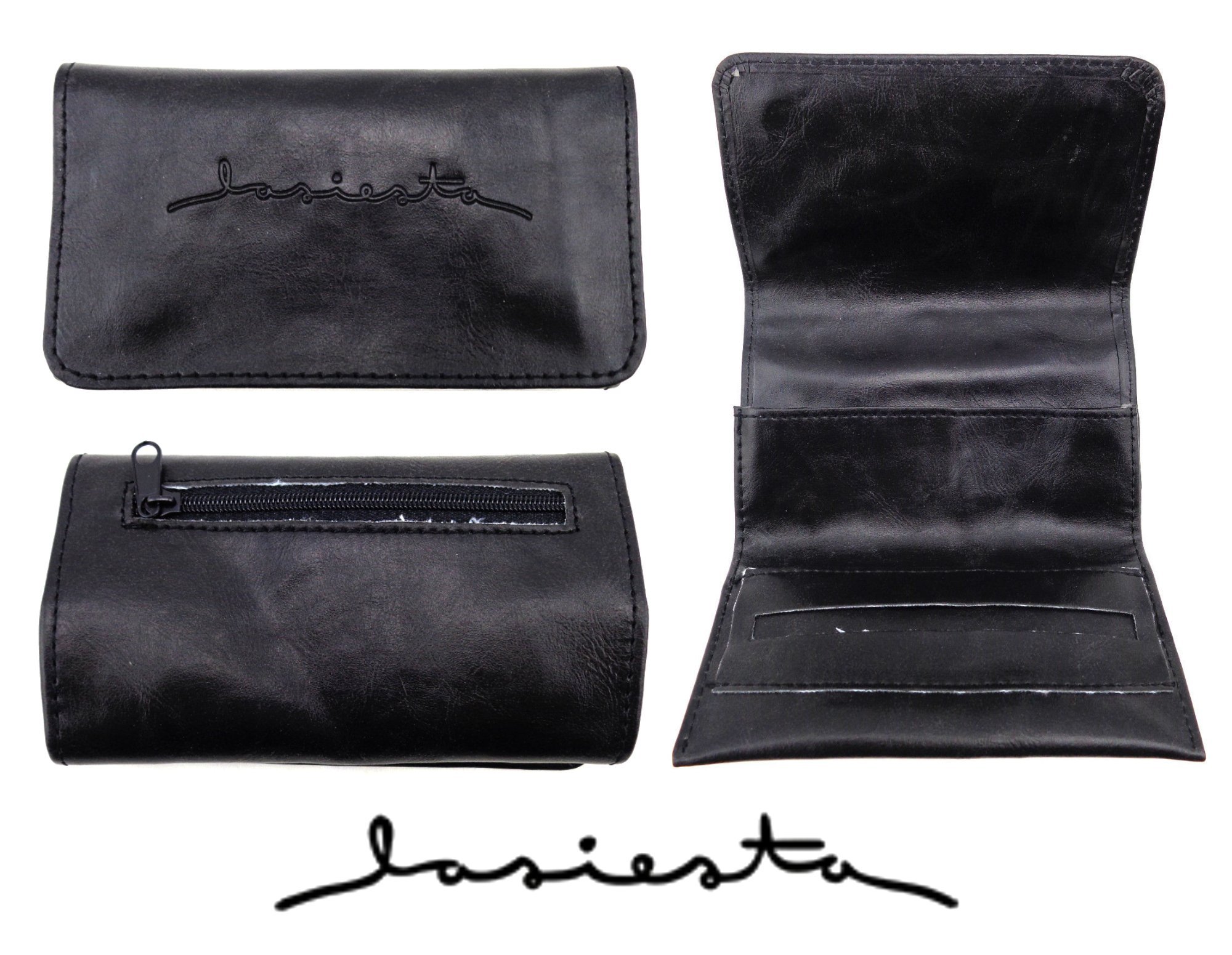 la siesta tobacco pouch Lasiesta – Tobacco Pouch with Slim Rolling Paper Slot – Black :  Amazon.co.uk: Fashion