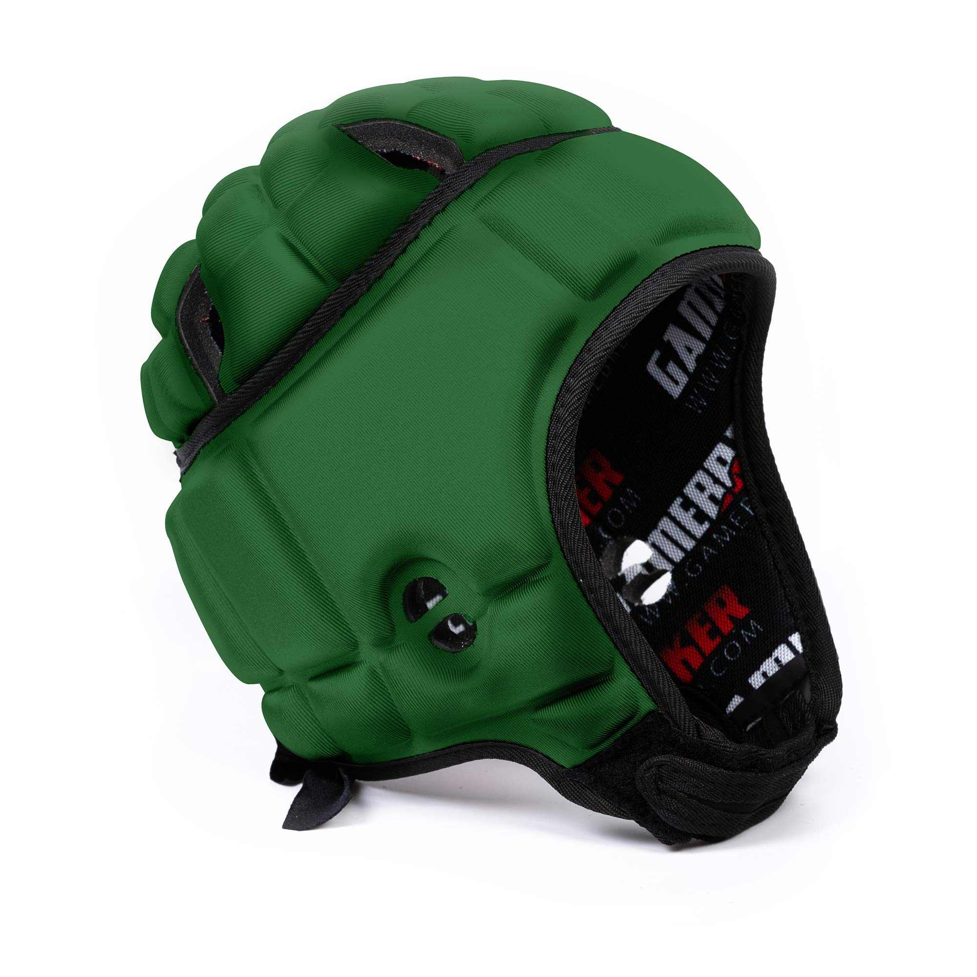 GB Multi-Sport Protective Headgear GB-5-04 (Green, X-Large), Soft-Shell Helmet for Various Sports, Protective Sports Gear with Superior Ventilation Design - GameBreaker