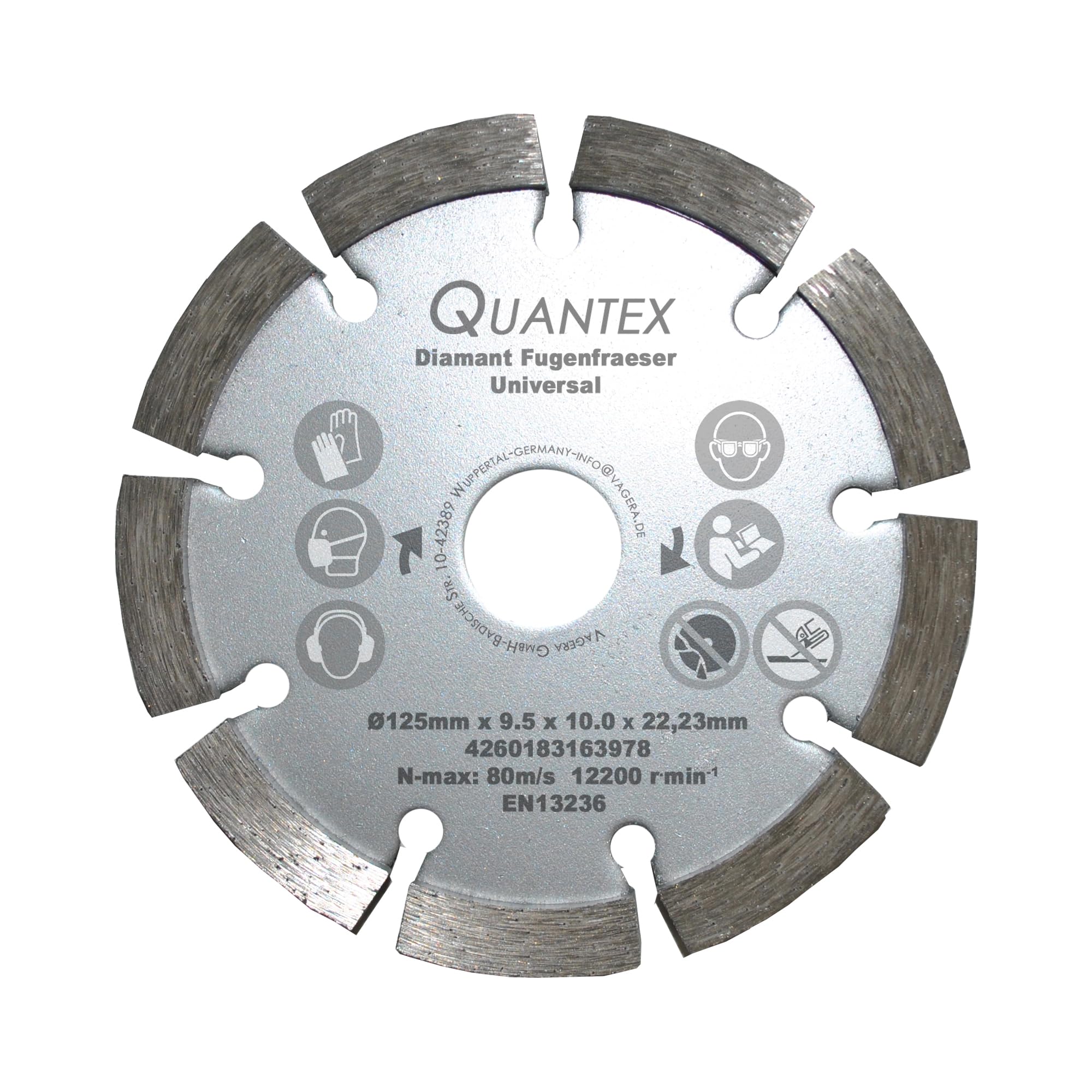 Product Frässcheibe 4 (100 mm) mit quadratischen Schneiden - Steinert Drechseltechnik GmbH