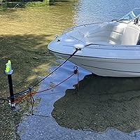 Vista 7 de Gancho de anclaje para barco, fácil de usar, sistema de anclaje sin nudos con liberación rápida, clips de gancho de anclaje de barco de acero