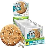Lenny & Larry's The Complete Cookie, White Chocolate Flavored Macadamia, Soft Baked, 16g Plant Protein, Vegan, Non-GMO, 4 Ounce Cookie (Pack of 12)