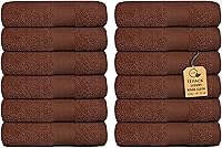 Vista 31 de Paquete de 12 paños de primera calidad (13 x 13 pulgadas), 100% algodón hilado en anillo, paños de lujo Toallas faciales ultrasuaves Paños