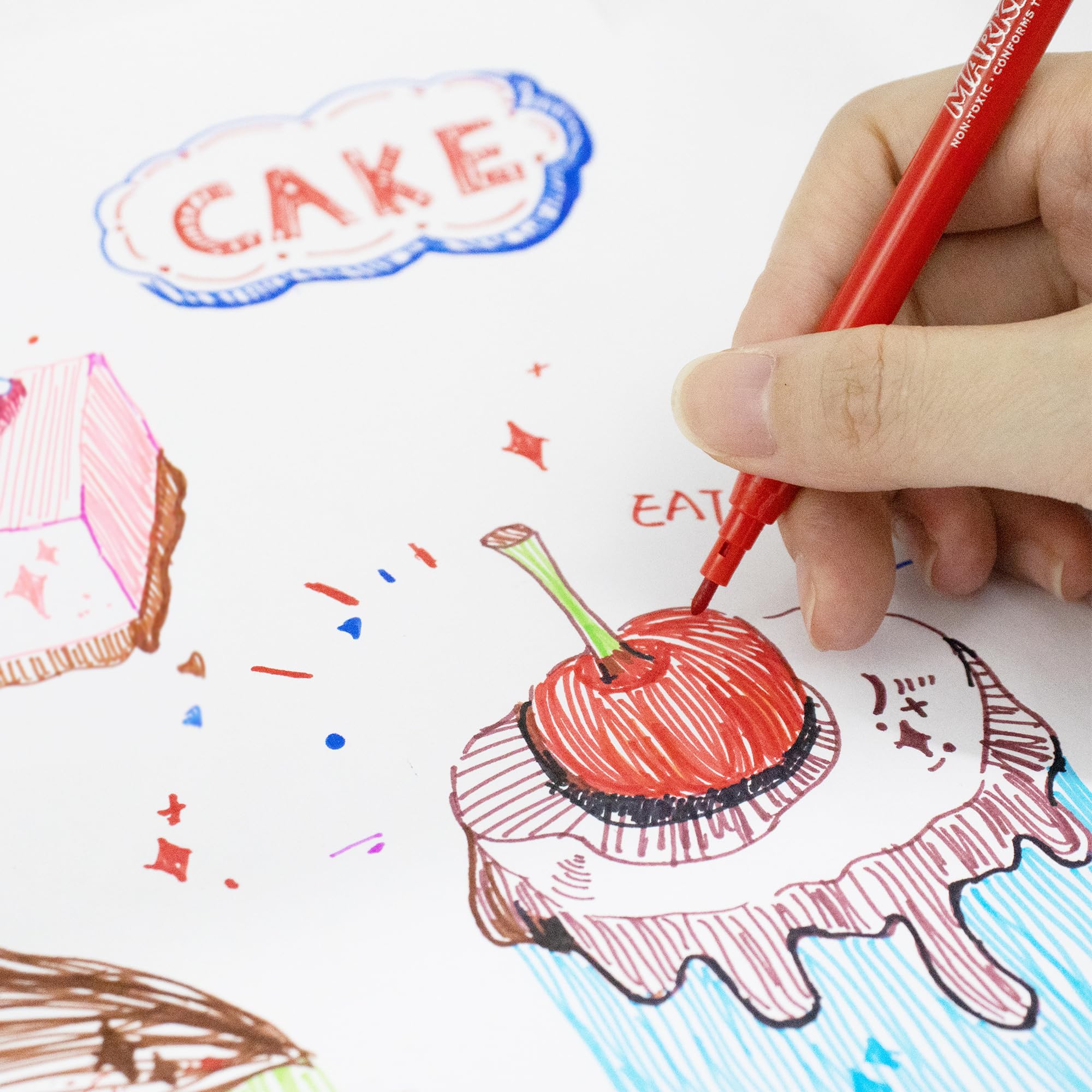 Fine Line Washable Markers, 20 Colors