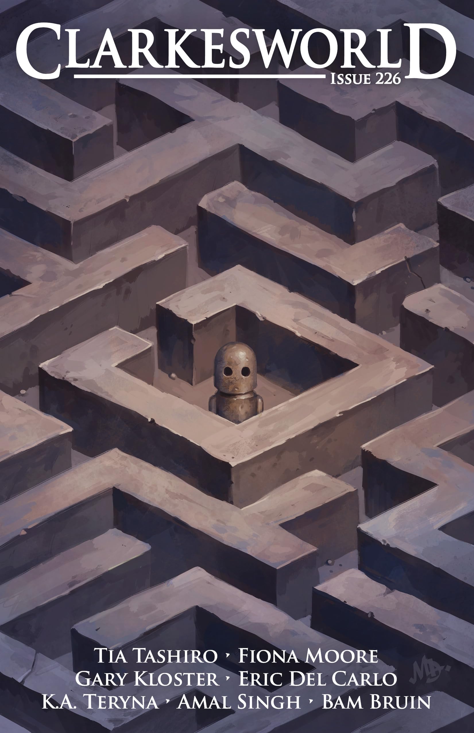 Cover of Clarkesworld, July 2025