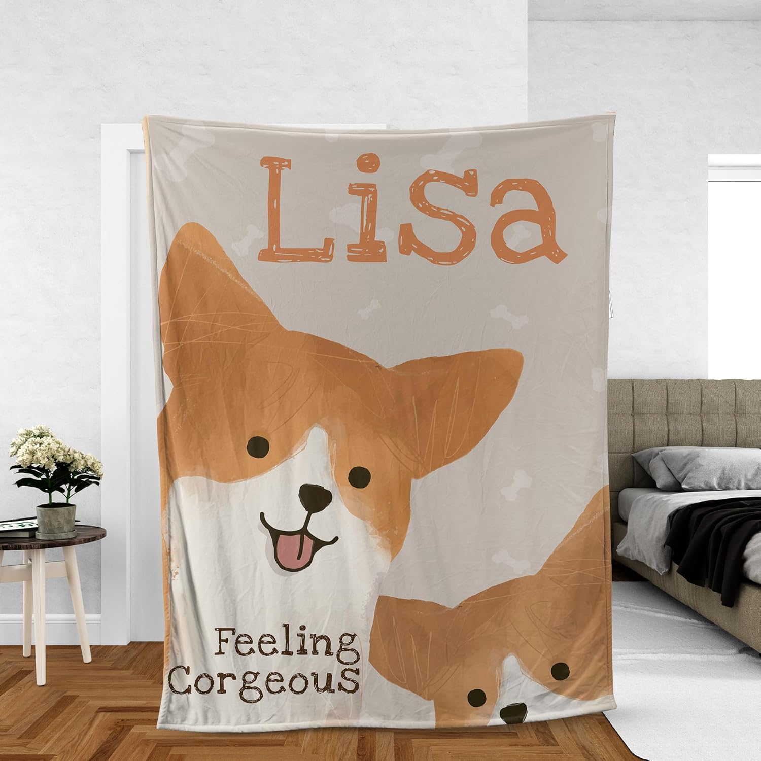 Custom Pet Blanket Pet Photo and Name, Pet Gift, Personalized Pet Photo Blankets, Custom Fleece Pet Keepsake (Multi 1)