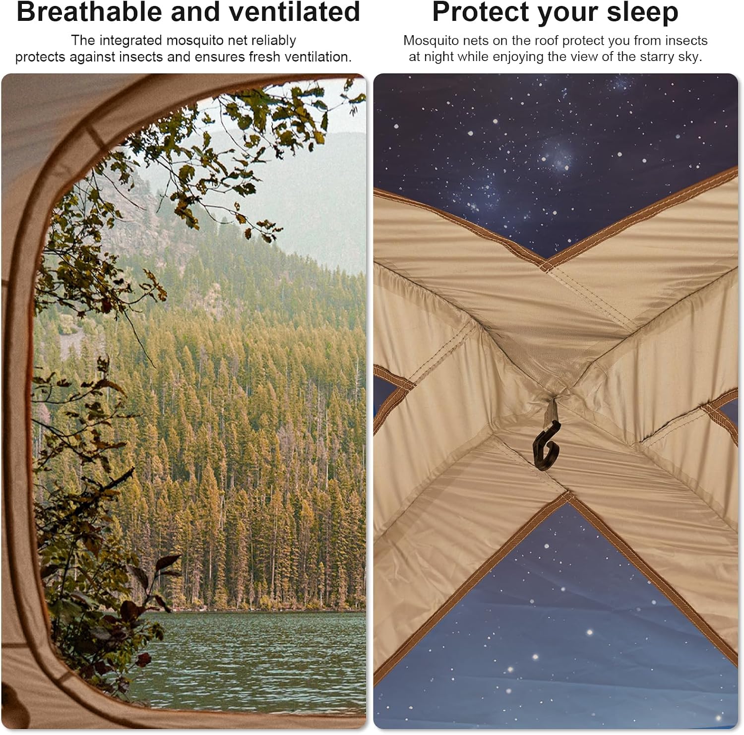 Tent features