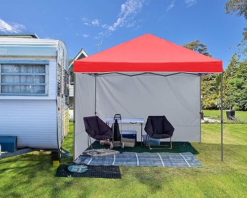 Miniatura 7 de Carpa Abccanopy desplegable, carpas para exterior, con toldo para el sol, toldo desplegable para la playa, con bolsa de transporte con ruedas, más 4