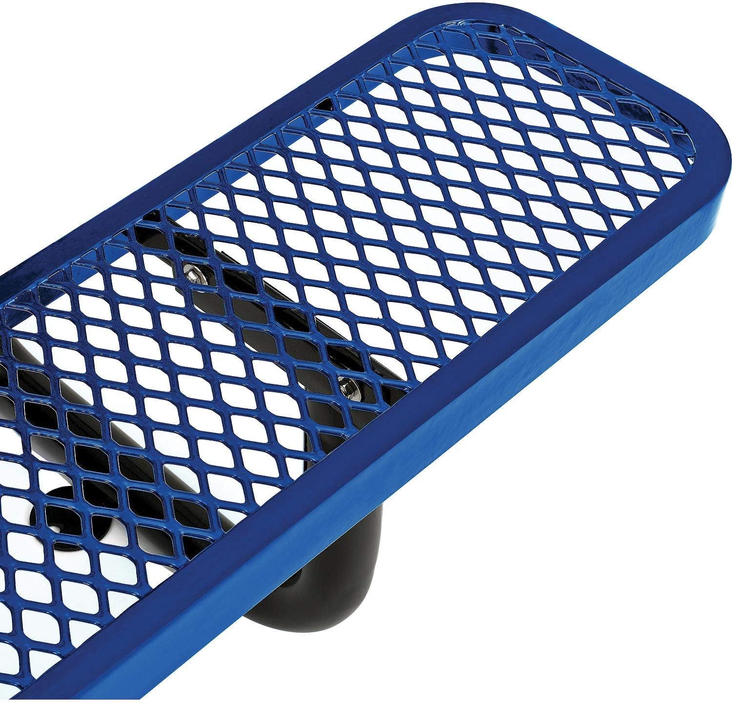 Global Industrial 8' Rectangular Picnic Table, Surface Mount, Blue (96" Long) : Patio, Lawn & Garden
