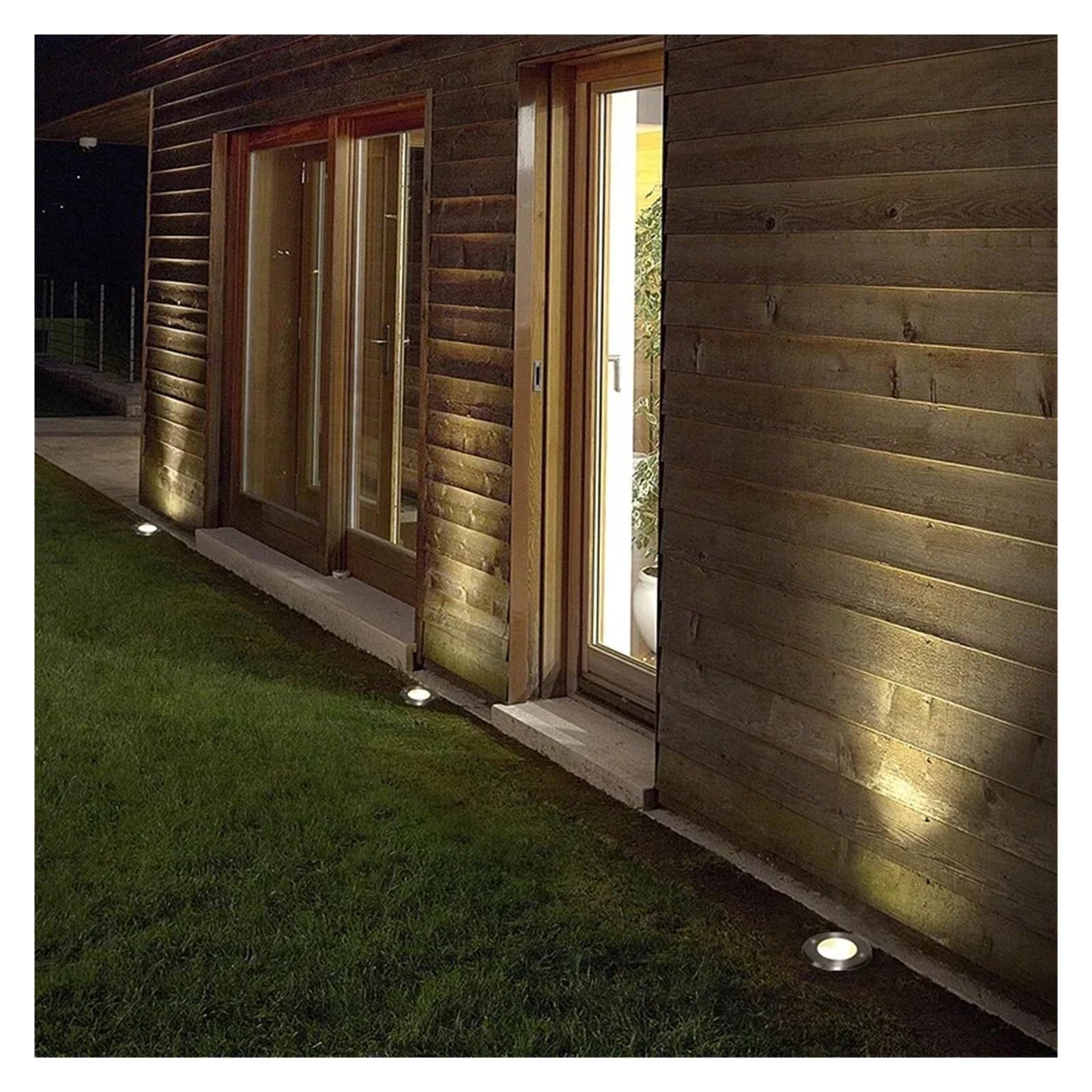Światła Zewnętrzne Słupek Ogrodowy 36W LED Zewnętrzna, Parterowa Podłoga Ogrodowa Podziemna Lampa Wkopana Punktowe Światło Krajobrazu(Cold White)