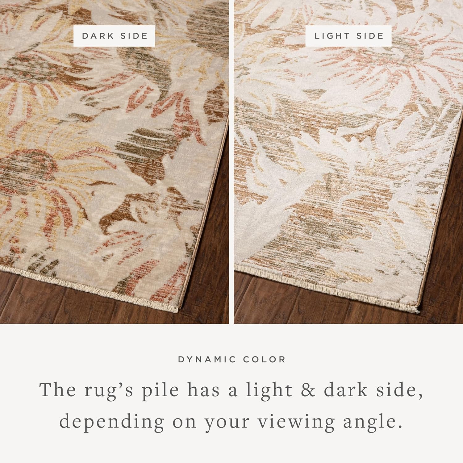Loloi Eileen Collection ELE-04 Natural/Spice 3'-0" x 3'-0" Fringe Round Accent Rug