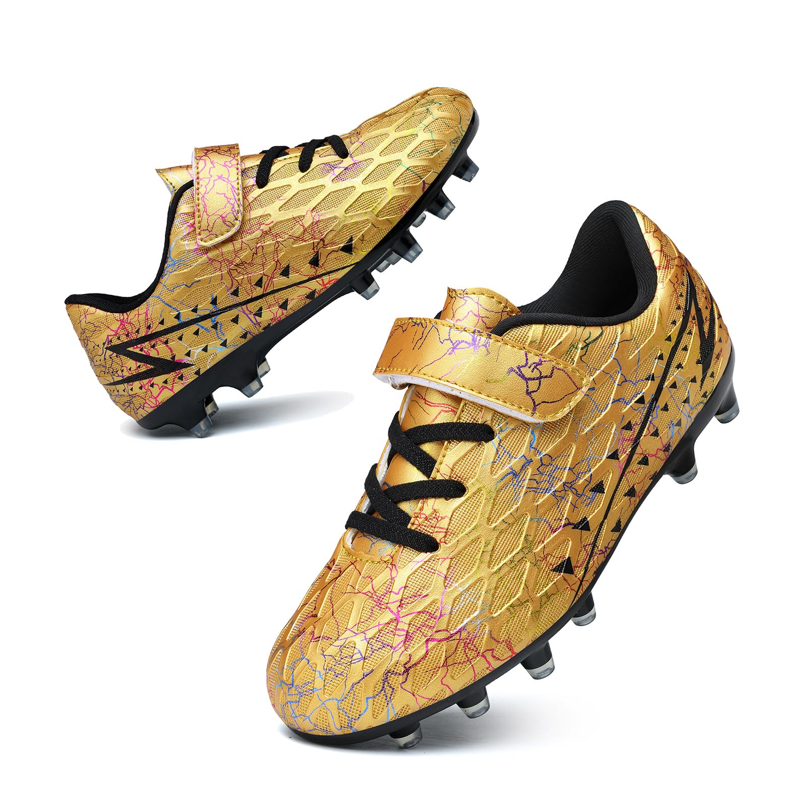 Boys Football Boots Shoes Kids Girls FG/AG Soccer Athletics Sport Shoes Training Shoes Running Shoes Teenager Indoor Outdoor Football Shoes Sneakers for Unisex