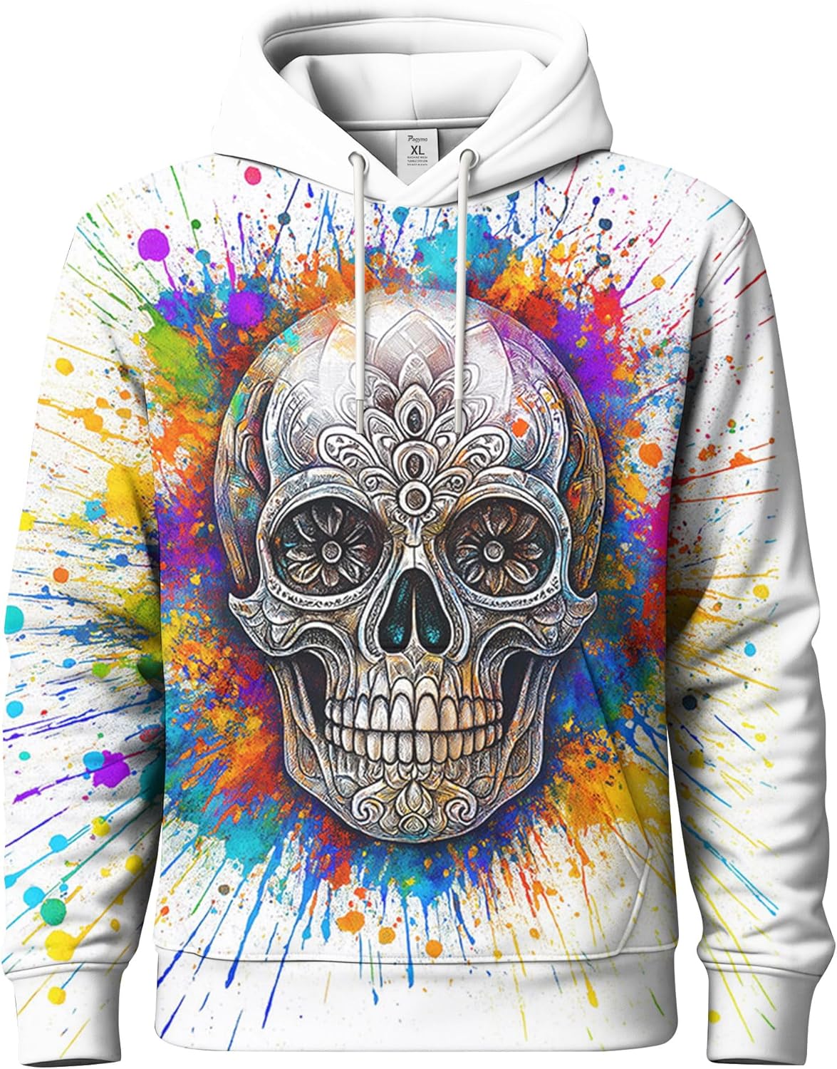 PAGYMO Graphic Hoodies for Men Funny 3D Printed Cool Design Novelty Fashion Pullover Hooded Sweatshirt - Image 3