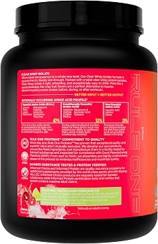 Rule 1 Proteins Clear Whey Isolate, Cherry Limeade, 20 Servings