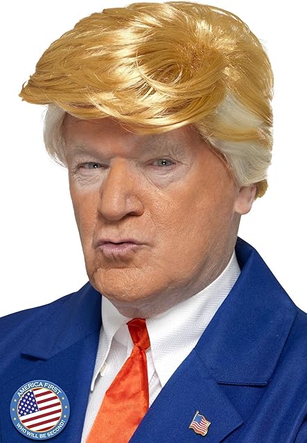 Smiffys 48376 President Wig, Blonde, One Size