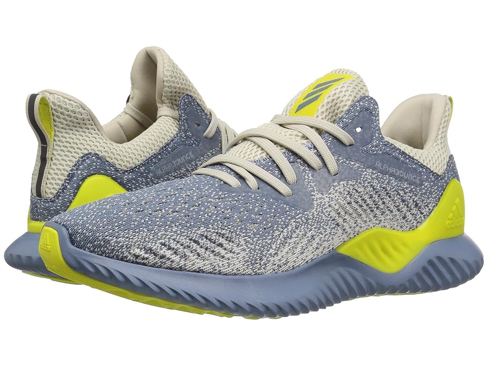 

adidas Running Alphabounce Beyond (Raw Steel/Raw Grey/Shock Yellow) Men's Running Shoes