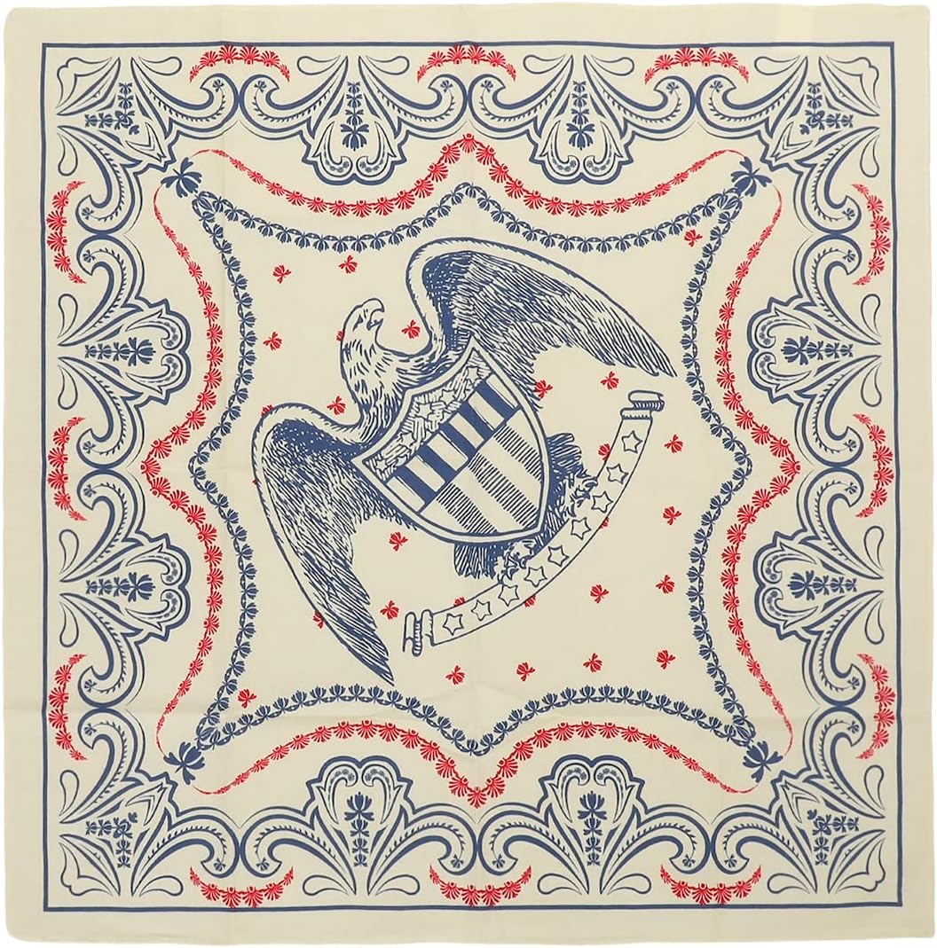 Bioworld Lightweight Multicolored 22"x22" (6-Pack, 12-Pack and 48-Pack) Bandana Set - Image 2