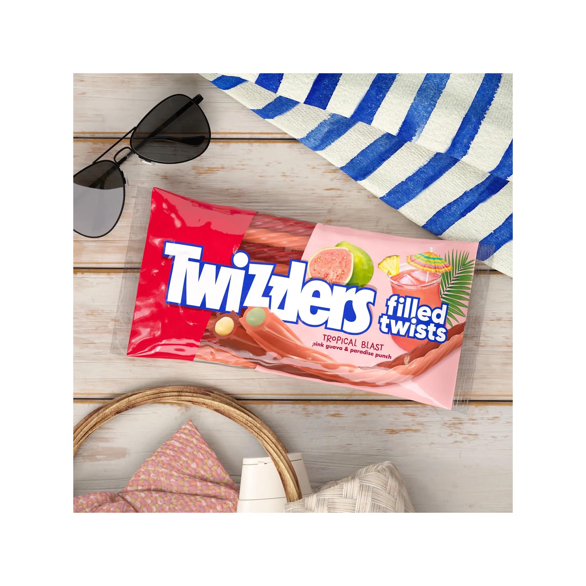 Amazon.com : Tropical Blast Twizzlers - Pack of 2 - Pink Guava and