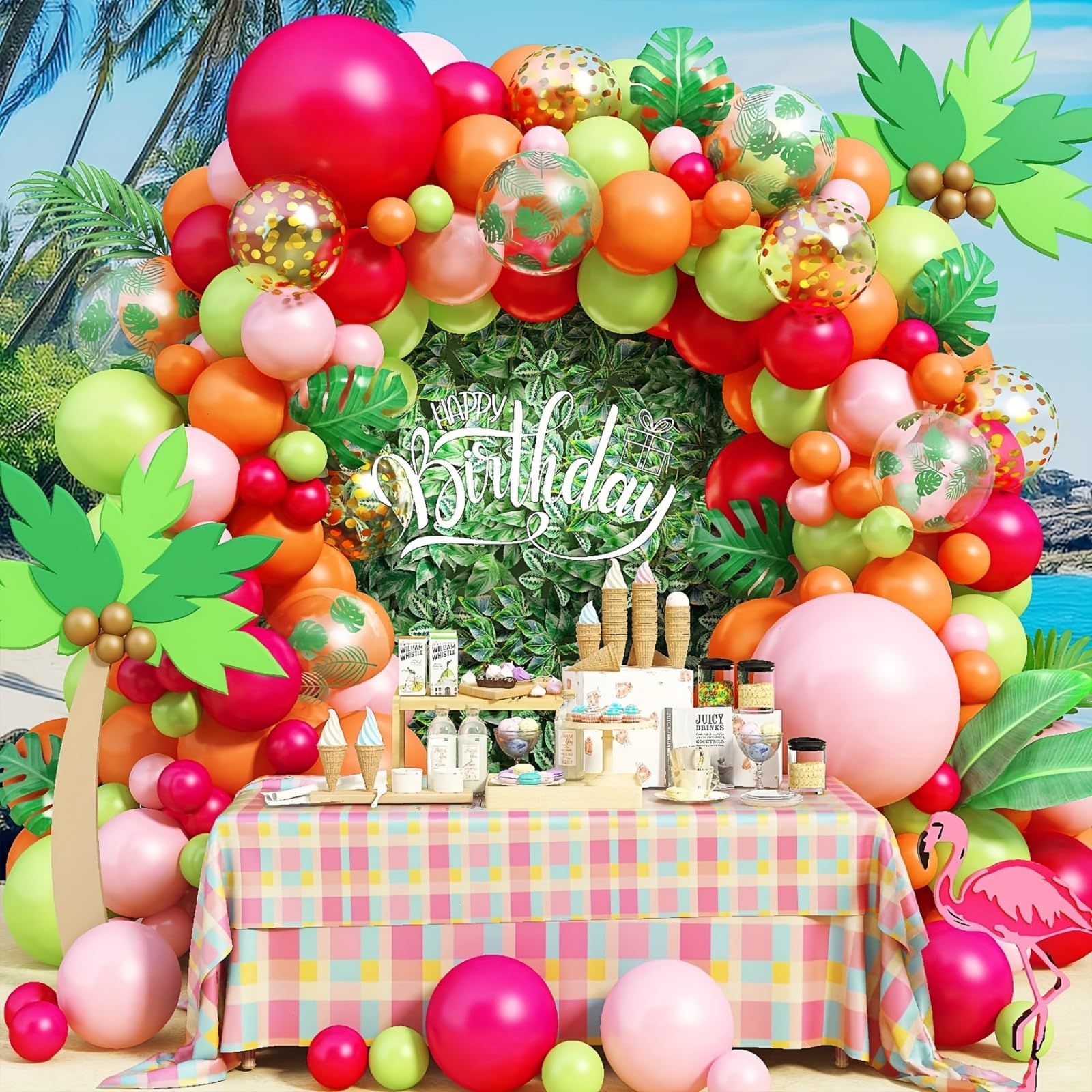 127PCS Mermaid Birthday Decorations Mermaid Balloon Arch Kit Under the Sea Balloon Garland Kit Blue Balloons Purple Balloons for Under the Sea Party Decorations — view 23