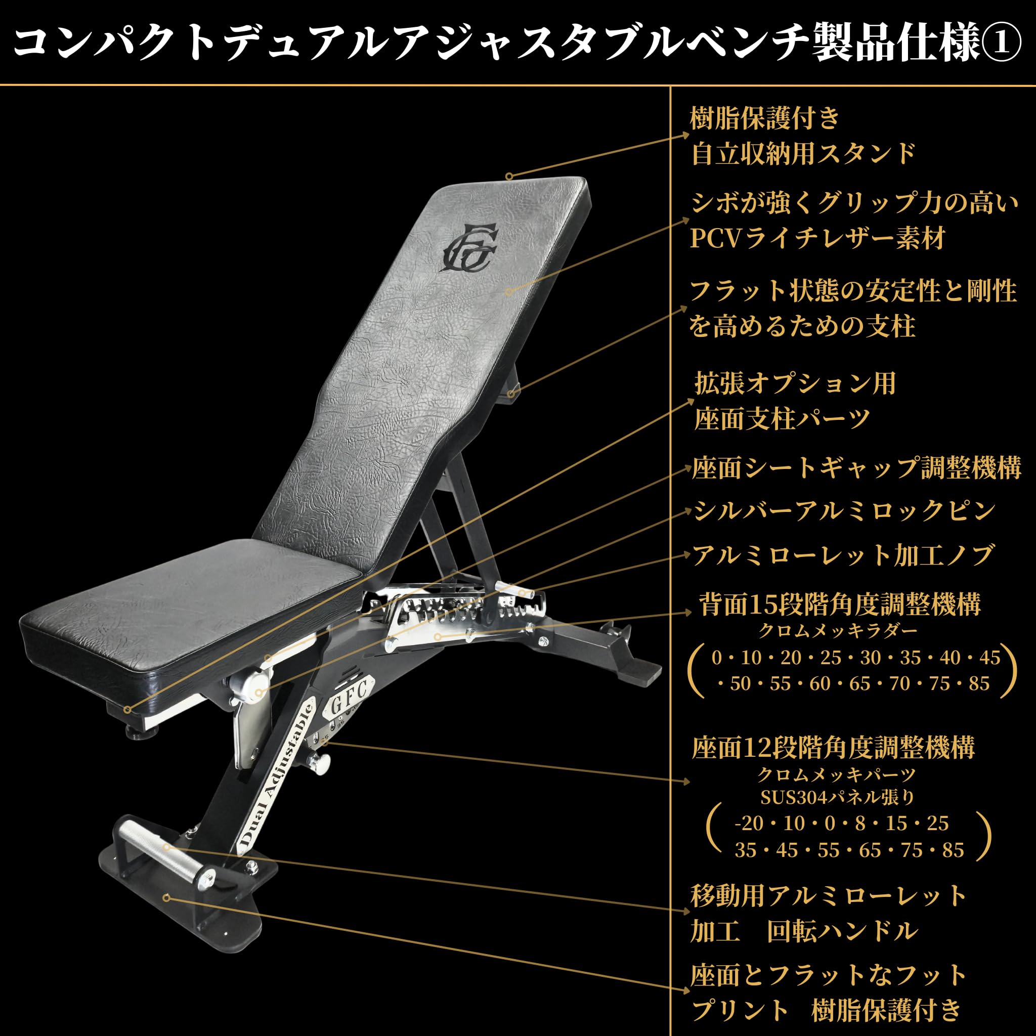 Amazon.co.jp: GentlemanFitnessClub GFCコンパクトデュアル
