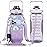 Chokoter Half Gallon Water Bottle with Sleeve, 64OZ Motivational Water Bottle with Straw & Time Marker, BPA Free Leakproof Large Sports Water Bottle, Reusable Water Jug for Workout Gym Sport