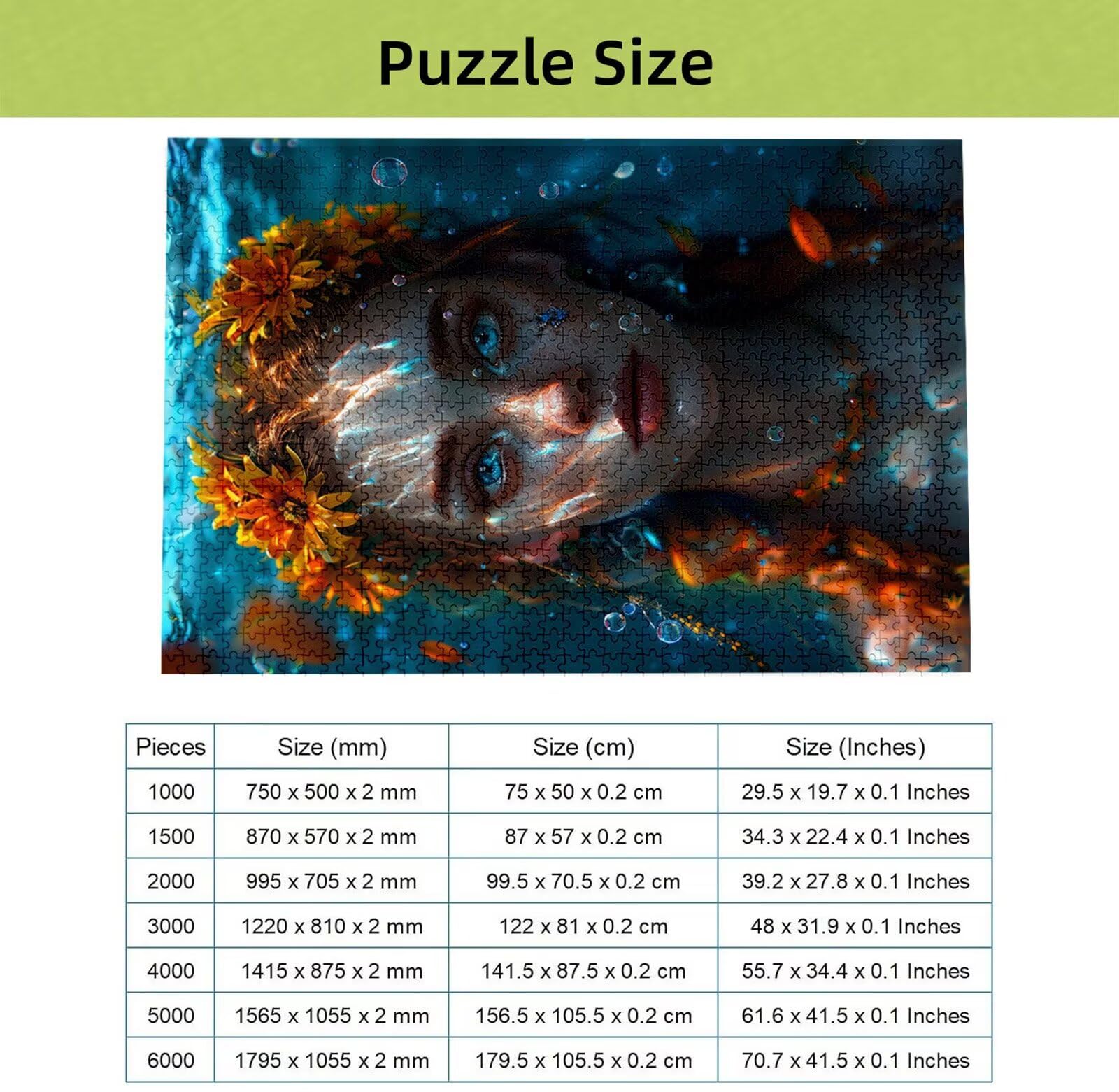 Puzzle 4000 Pièces Fille, Puzzle 4000 Pièces Adultes et Enfants, Puzzles Bois avec Une Boîte d'emballage Exquise, Jeu Éducatif Puzzles Fleur, Noël Decoration Maison, Cadeau Femme, Cadeau Homme H-5246